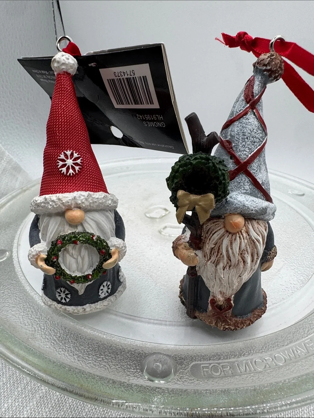 Christmas Gnome 4 pcs Christmas gift set oven mitt kitchen towel two ornaments